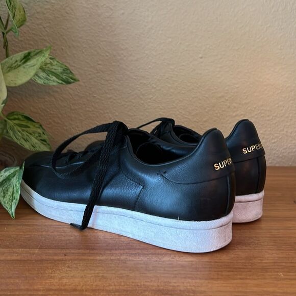 Adidas Shoes Originals Womens Superstar black with gold - Picture 3 of 14